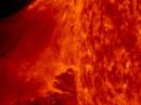 A recent solar flare indicates increased solar activity. [NASA photo]