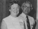 Pete, W6ZH, and his wife Meredith on a visit to ARRL HQ in 1978.