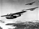A flight of PBY Catalinas in the Aleutian Islands during World War II.