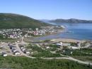A panoramic view of Nain, Labrador.